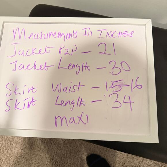 NWOT NIGHT STUDIO 2 Piece Skirt Suit Size 10 - Picture 7 of 7